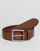 Boss Orange By Hugo Boss Leather Belt Black - Brown
