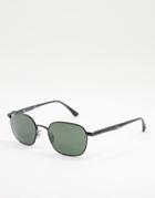 Ray-ban Unisex Square Sunglasses In Black 0rb3664