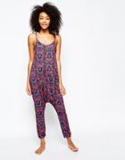 Chelsea Peers Patterned Slouchy Jumpsuit - Multicoloured