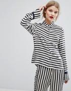Gestuz Aggie Stripe Satin Shirt - Multi