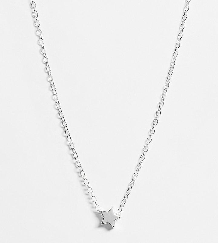 Kingsley Ryan Recycled Sterling Silver Necklace With Star Pendant
