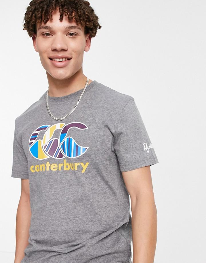 Canterbury T-shirt In Gray-grey