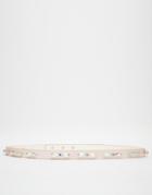Asos Skinny Embellished Belt - Pink