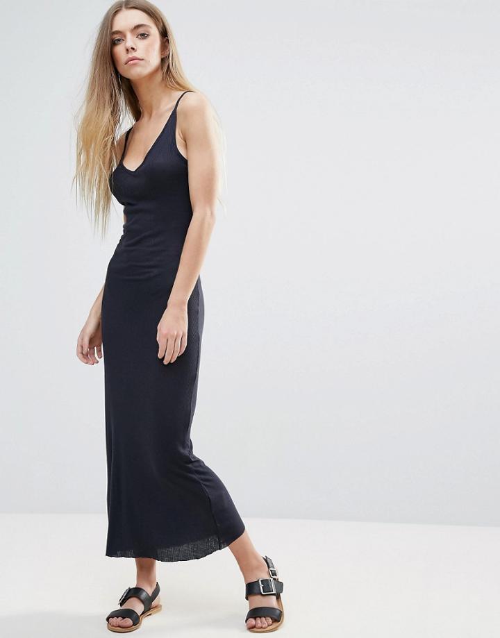 Brave Soul Maxi Tank Dress - Blue