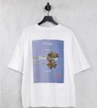 Collusion Oversized T-shirt With Photographic Print In White