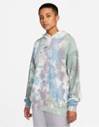 Nike Seasonal Classics Pack Acid Wash Oversized Hoodie In Purple/multi
