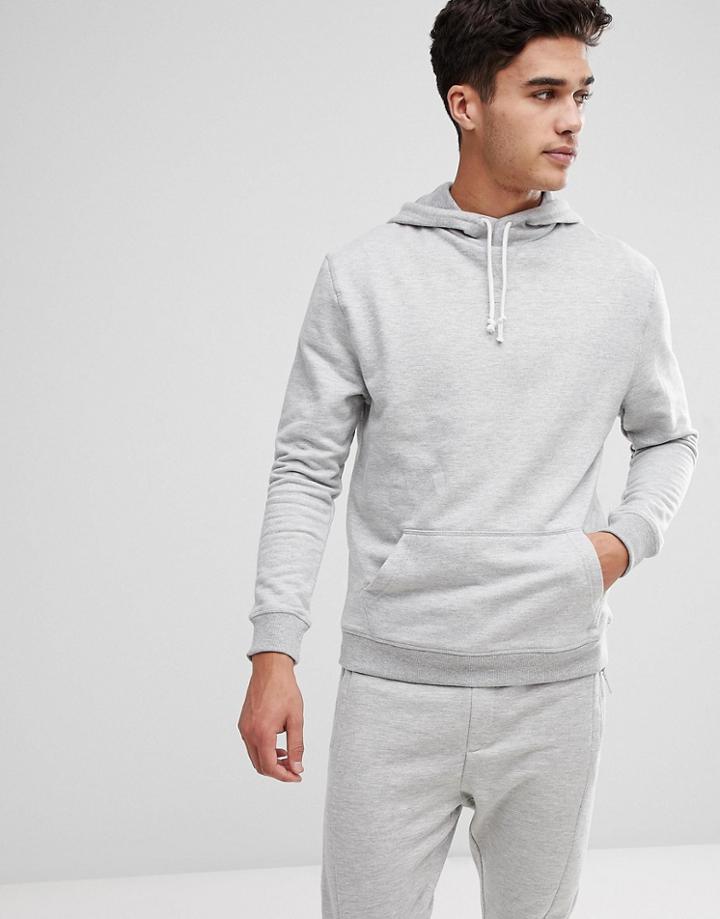 Stradivarius Hoodie In Gray - Gray