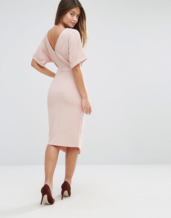 Asos Ultimate Pencil Dress - Pink