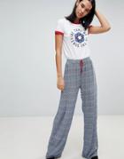 Pepe Jeans Samantha Printed Wide Leg Pants - Multi