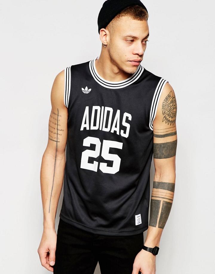 Adidas Originals X Nigo Tank With Front & Back Print Aj5192 - Black
