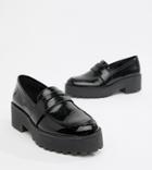 Monki Chunky Loafer In Black
