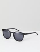 Boss By Hugo Boss 0922/s Round Sunglasses In Black - Black