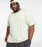 Night Addict Plus Spirit Back Printed T-shirt In Sage-green