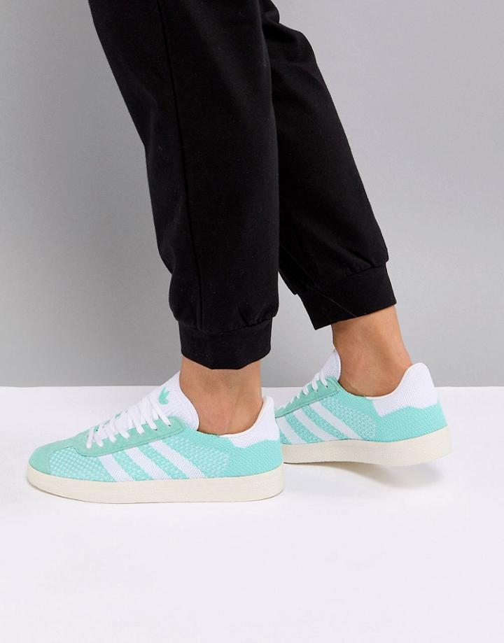 Adidas Gazelle Primeknit Sneakers - Green