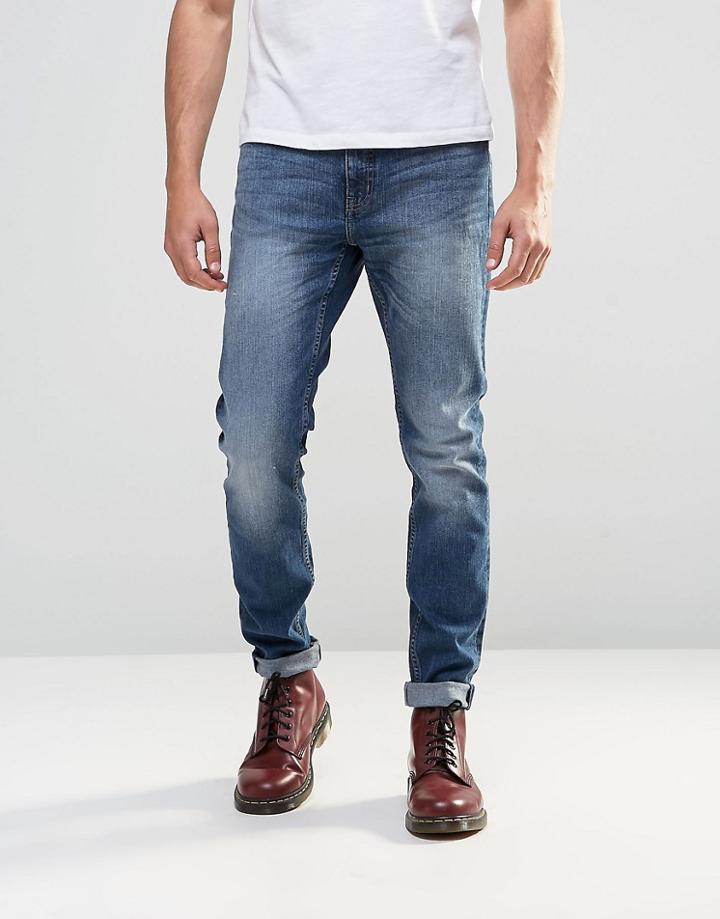 Cheap Monday Sonic Slim Jeans Sterling Blue - Sterling Blue