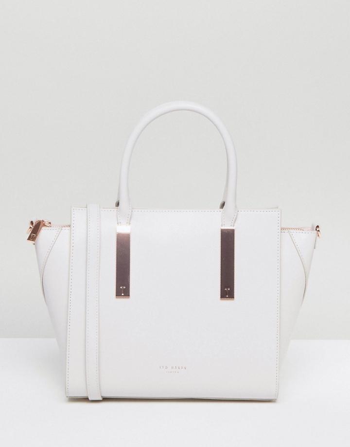 Ted Baker Mini Grain Tote - Gray