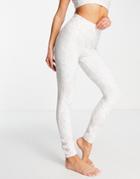 & Other Stories Recycled Polyamide Leggings In Off White - Part Of A Set