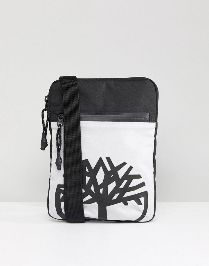 Timberland Mini Flight Bag Large Logo In Gray - Gray