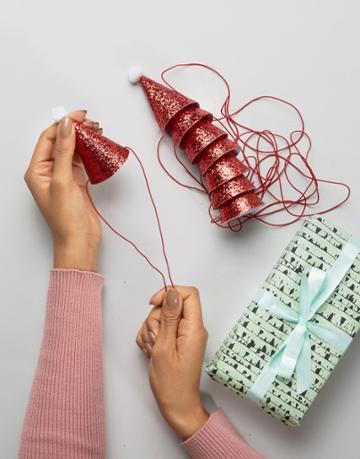 Meri Meri Santa Hats - Multi