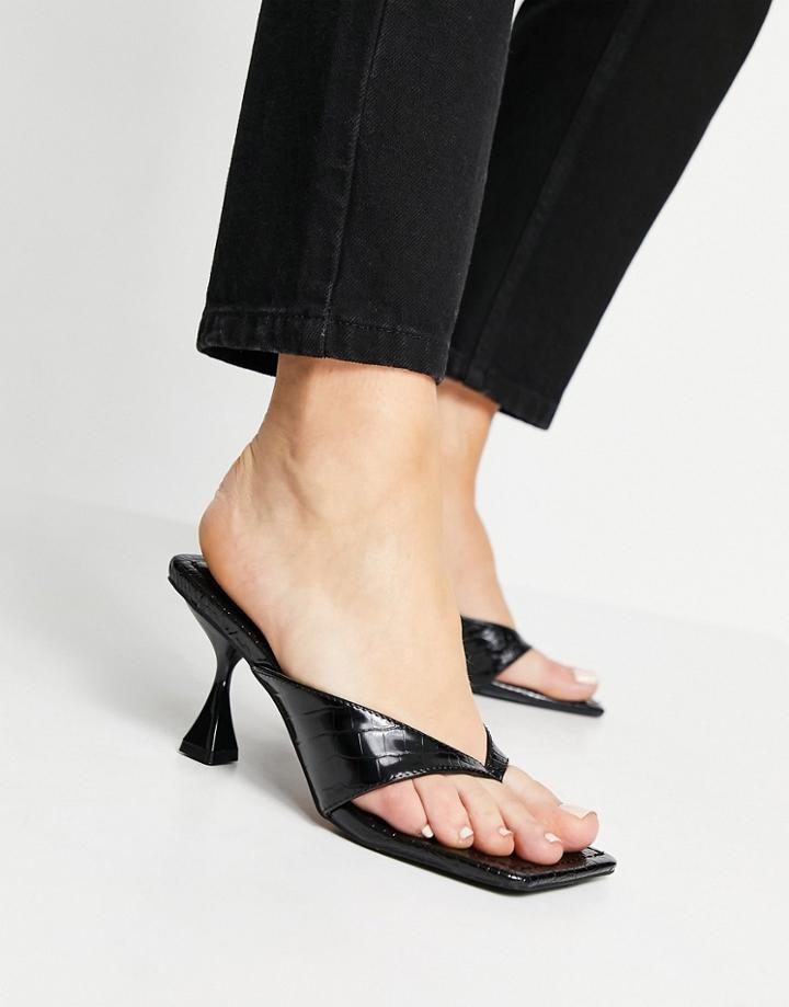 Public Desire Harlie Mules In Black