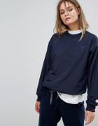 Adidas Logo Sweatshirt - Navy