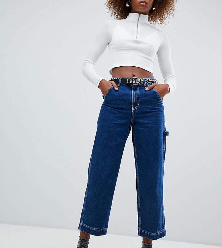 Bershka Contrast Stitch Jeans