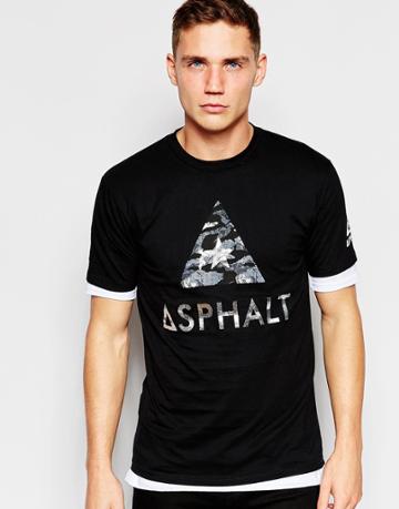 Asphalt Yacht Club Logo T-shirt - Black