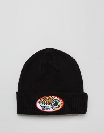 Von Dutch Patch Beanie - Black