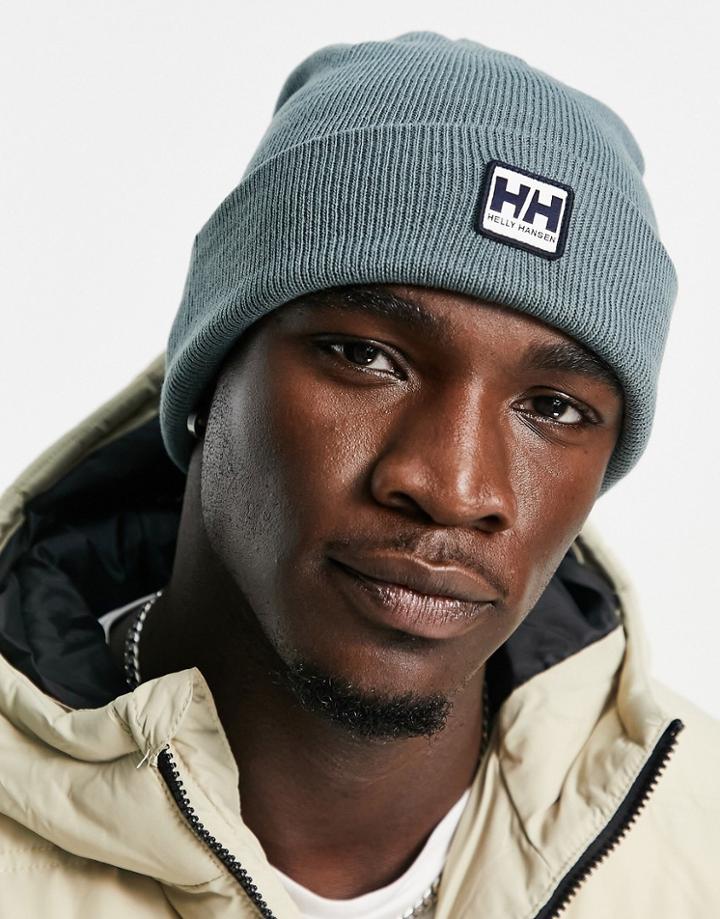 Helly Hansen Urban Cuff Beanie In Khaki-green