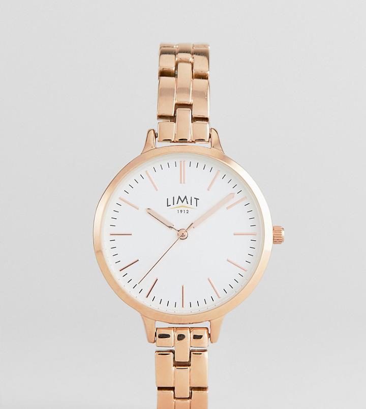 Limit Rose Gold Bracelet Watch Exclusive To Asos - Gold