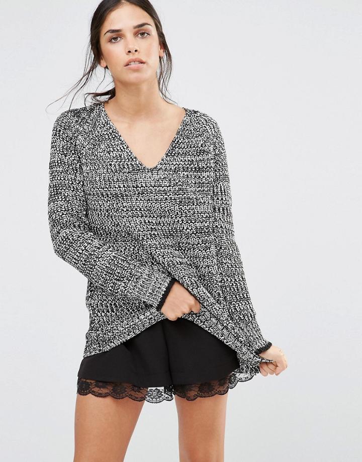 Isla Cyclone Sweater - Black