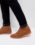 Selected Homme Suede Desert Boots - Tan