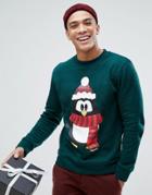 Jack & Jones Originals Holidays Sweat - Green