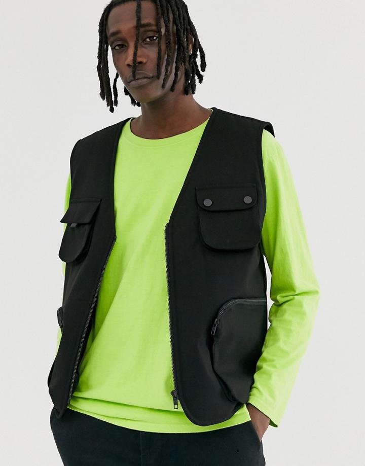 Mennace Utility Tank In Black
