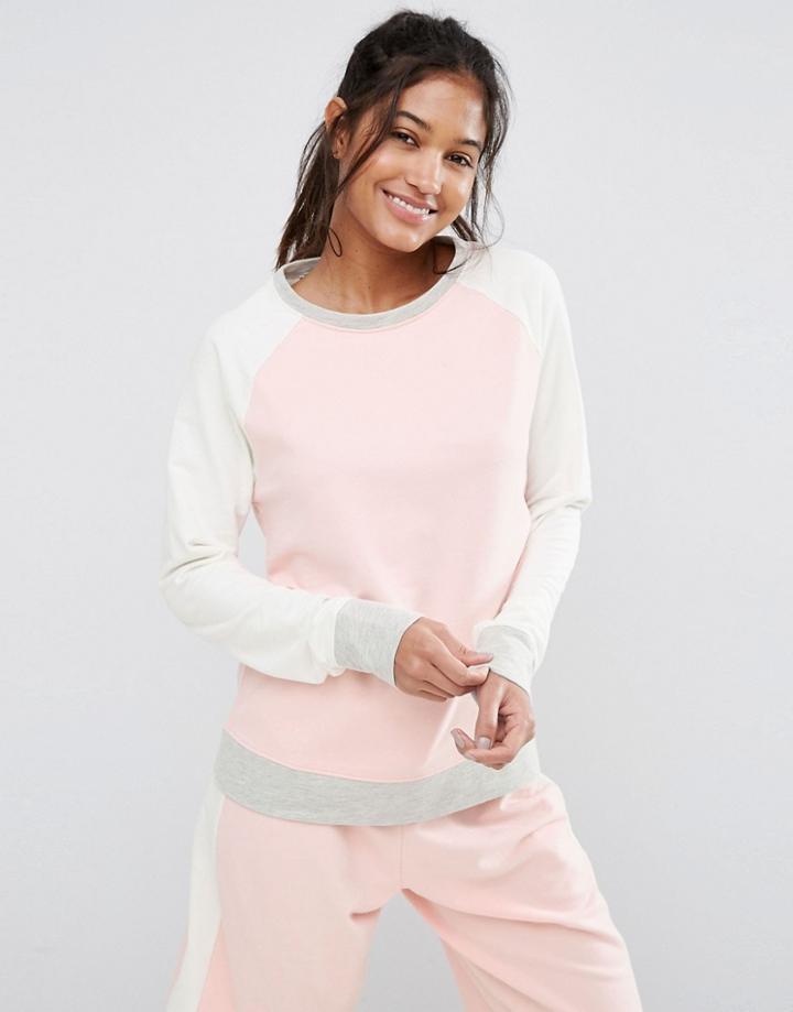 Asos Lounge Color Block Sweat - Multi