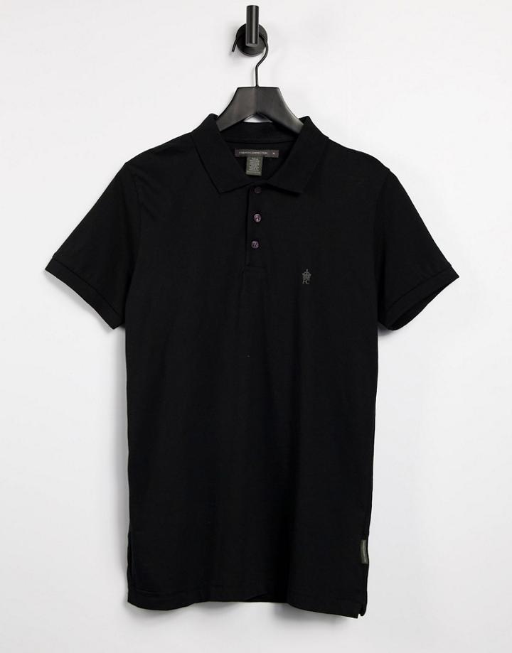 French Connection Polo In Black