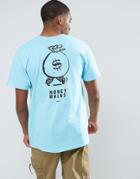 Ok-yo Money Back Print Oversized T-shirt - Blue