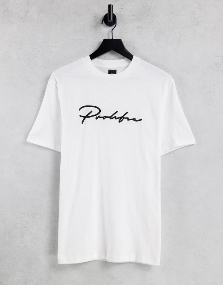 River Island Slim Prolific T-shirt In White