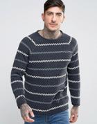 Nudie Jeans Co Vladimir Fisherman Knit - Black
