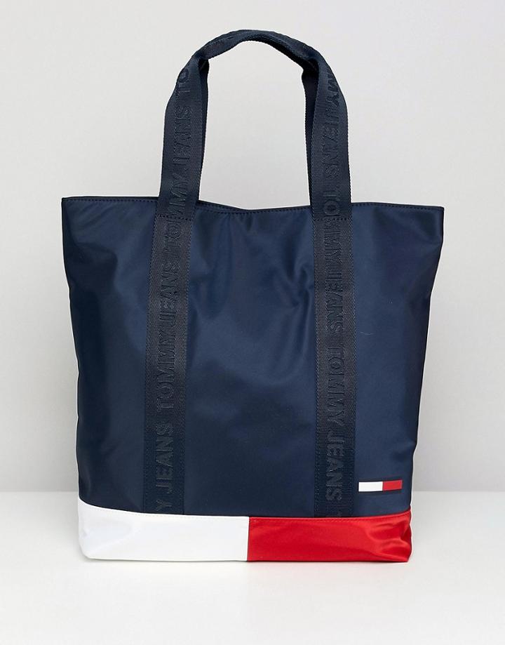 Tommy Jeans Classic Color Block Tote Bag - Multi