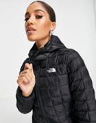 The North Face Thermoball Eco Parka Jacket In Black