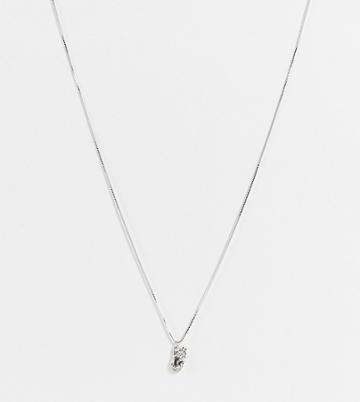 Lost Souls Heart Pendant Necklace In Sterling Silver