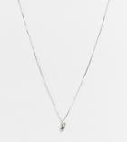 Lost Souls Heart Pendant Necklace In Sterling Silver