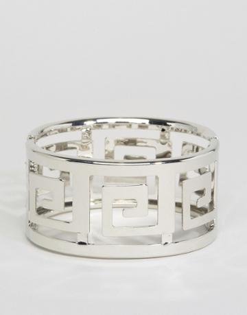 Ruby Rocks Detail Bracelet - Silver