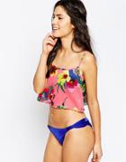 Lipsy Tropic Beach Top - Multi