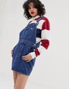 Tommy Jeans Classic Overall Dress - Blue