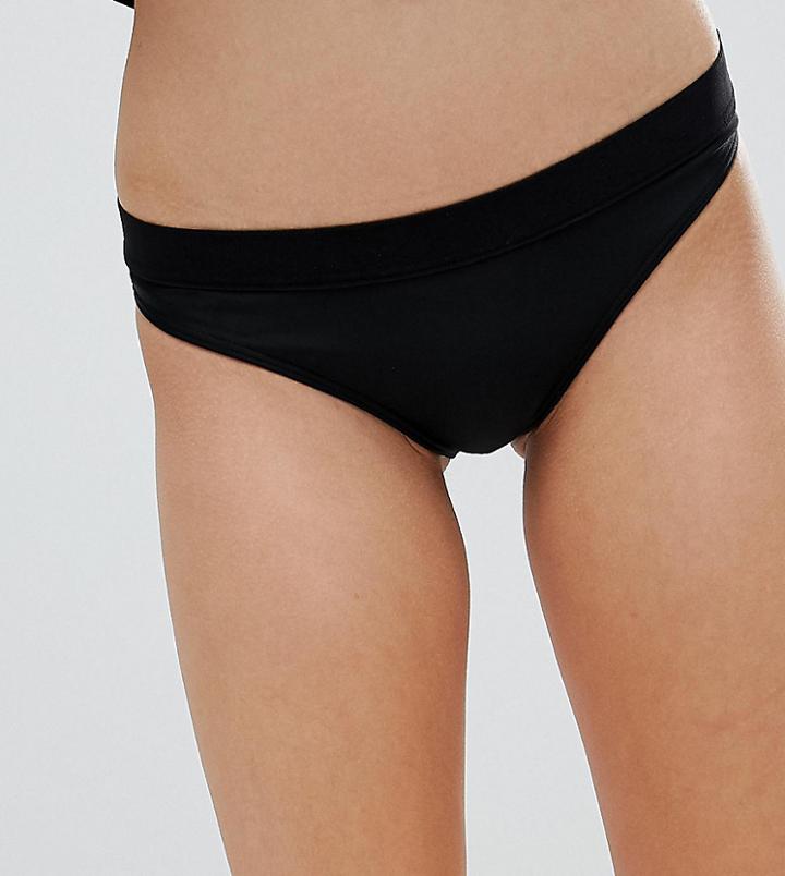 Wolf & Whistle Maternity Bikini Bottoms With Binding - Black