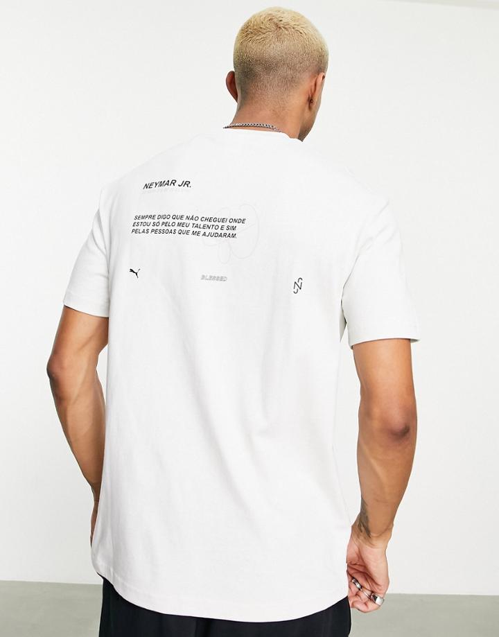 Puma X Neymar T-shirt In Gray