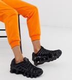 Nike Black Shox Total Sneakers-white