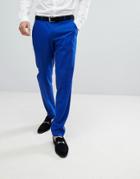 Asos Skinny Suit Pants In Royal Blue - Blue